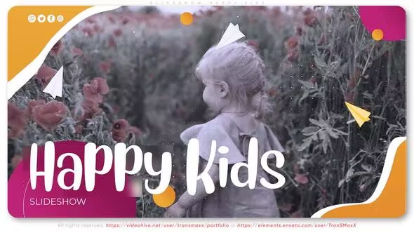 Videohive Slideshow Happy Kids 38119079