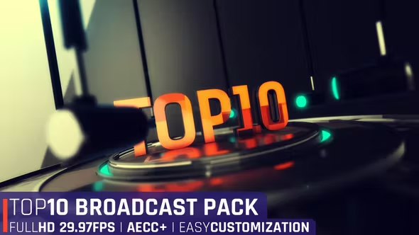 Videohive Top10 Broadcast Pack 33635464