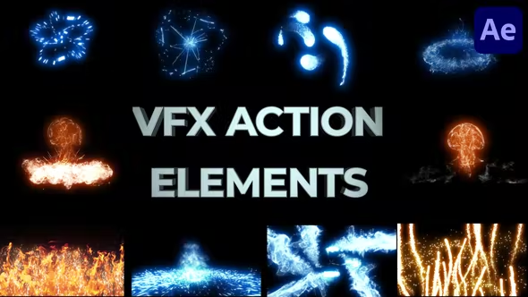 Videohive VFX Action Elements And Transitions for After Effects 38106236