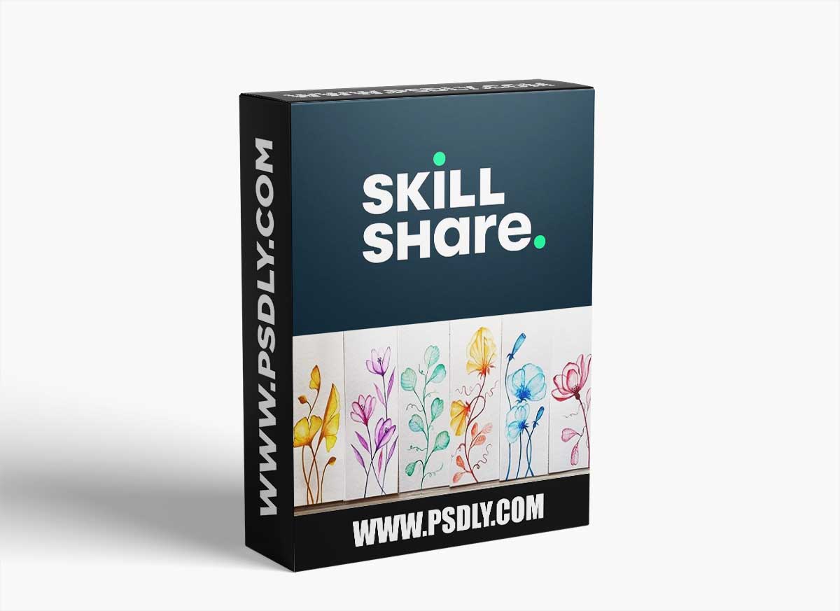 Watercolor Florals : 6 Day Challenge to Master Transparent Flowers