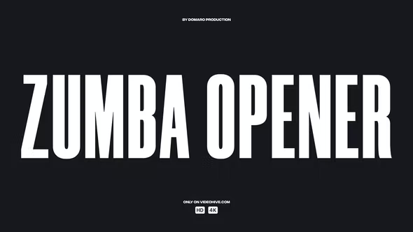 Videohive Zumba Opener 38200467