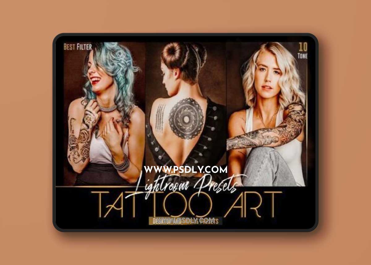 10 Tattoo Art Mobile & Desktop Lightroom