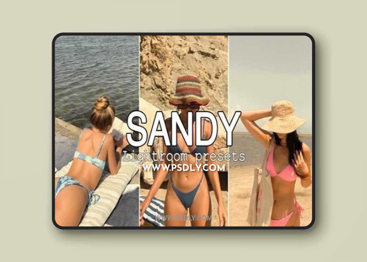 8 Sandy Lightroom Mobile Presets