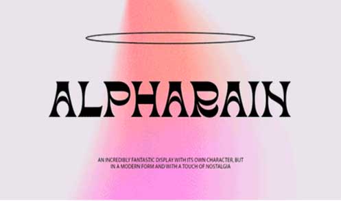 Alpharain Font