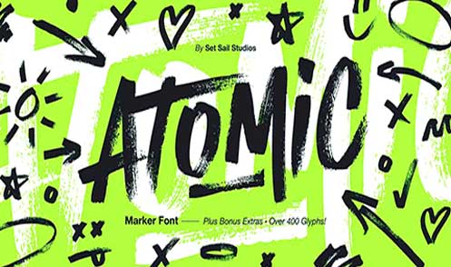 Atomic Marker Font Family