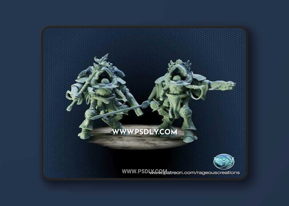 Battle Nun Warsuits 3D Model