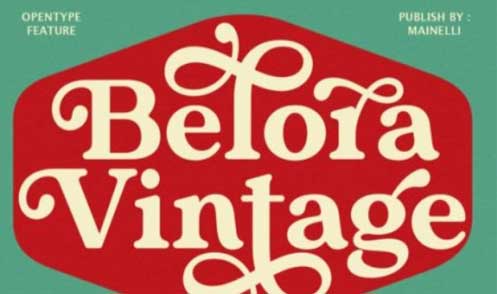 Belora Vintage Font