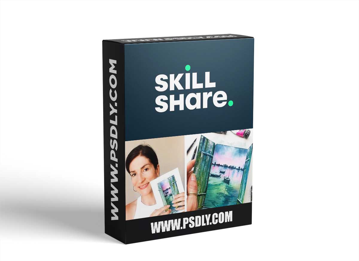 Create Unique Watercolors : Magical Lift-the-Flap Door and Seascape Painting