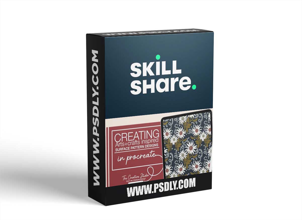 Creating Vintage Arts + Crafts Era Inspired Surface Pattern Designs in Procreate