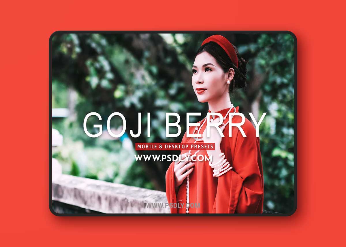 CreativeMarket - Goji Berry Pro Lightroom Presets 7389007