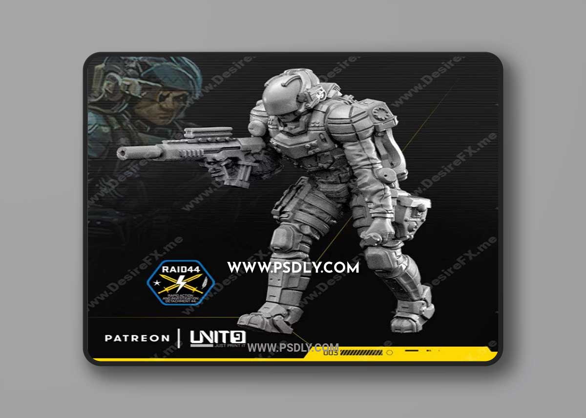 Cyberpunk police officer Kovacs 3D Print