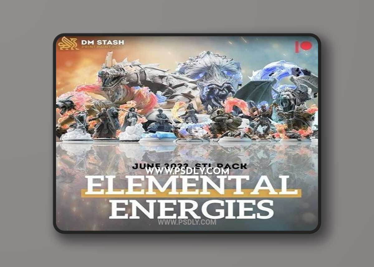 DM Stash - Elemental Energies June 2022 3D
