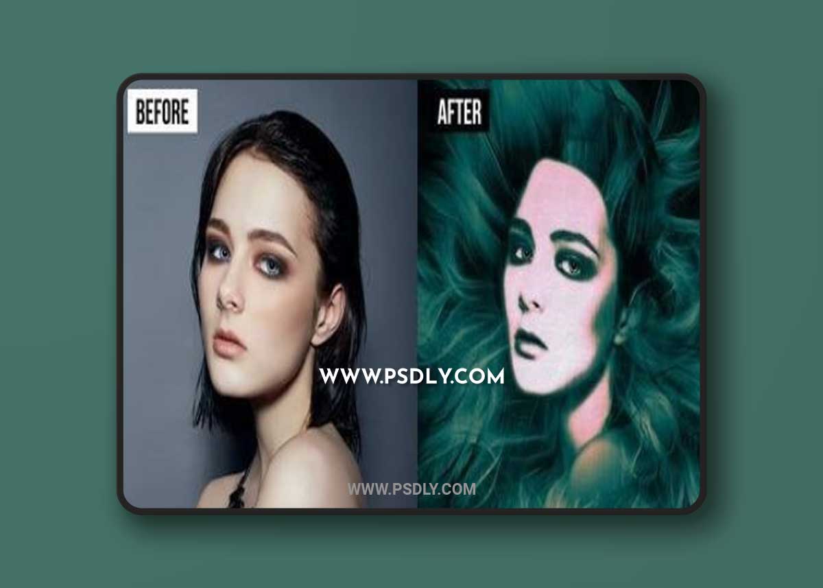 Face of Evil Photoshop Action 6ALMVD3