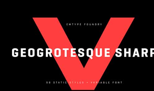 Geogrotesque Sharp Font Family