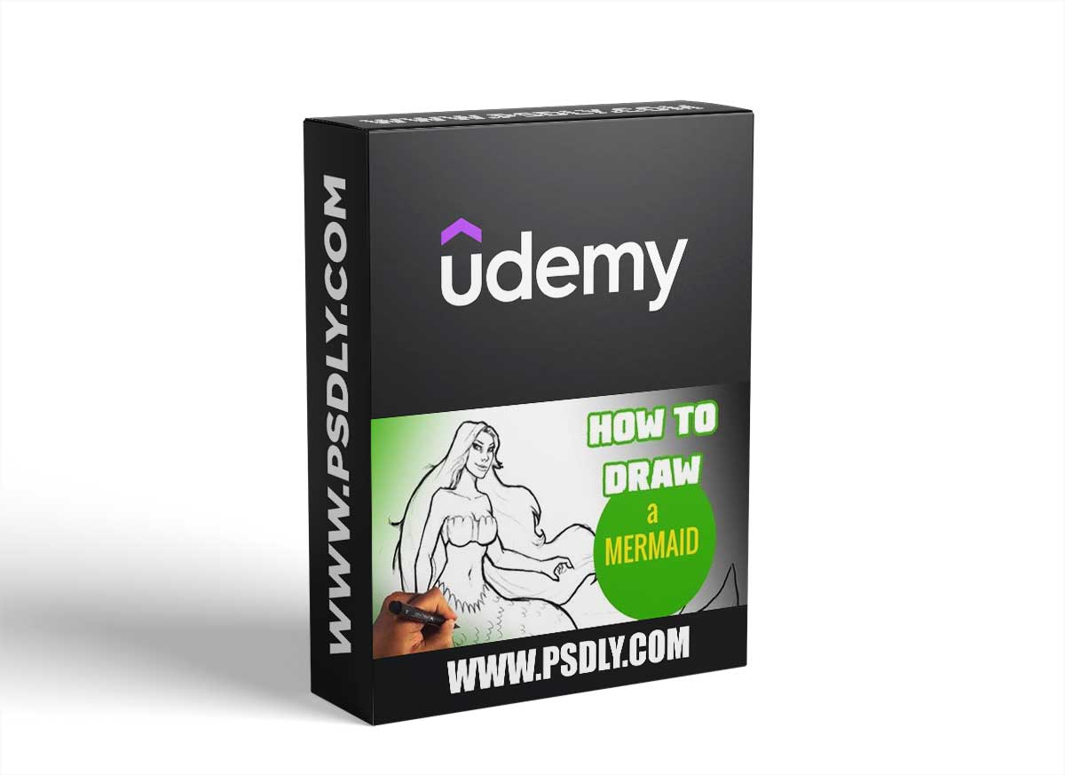 How To Draw A Mermaid - Cartoon Drawing Animation Course