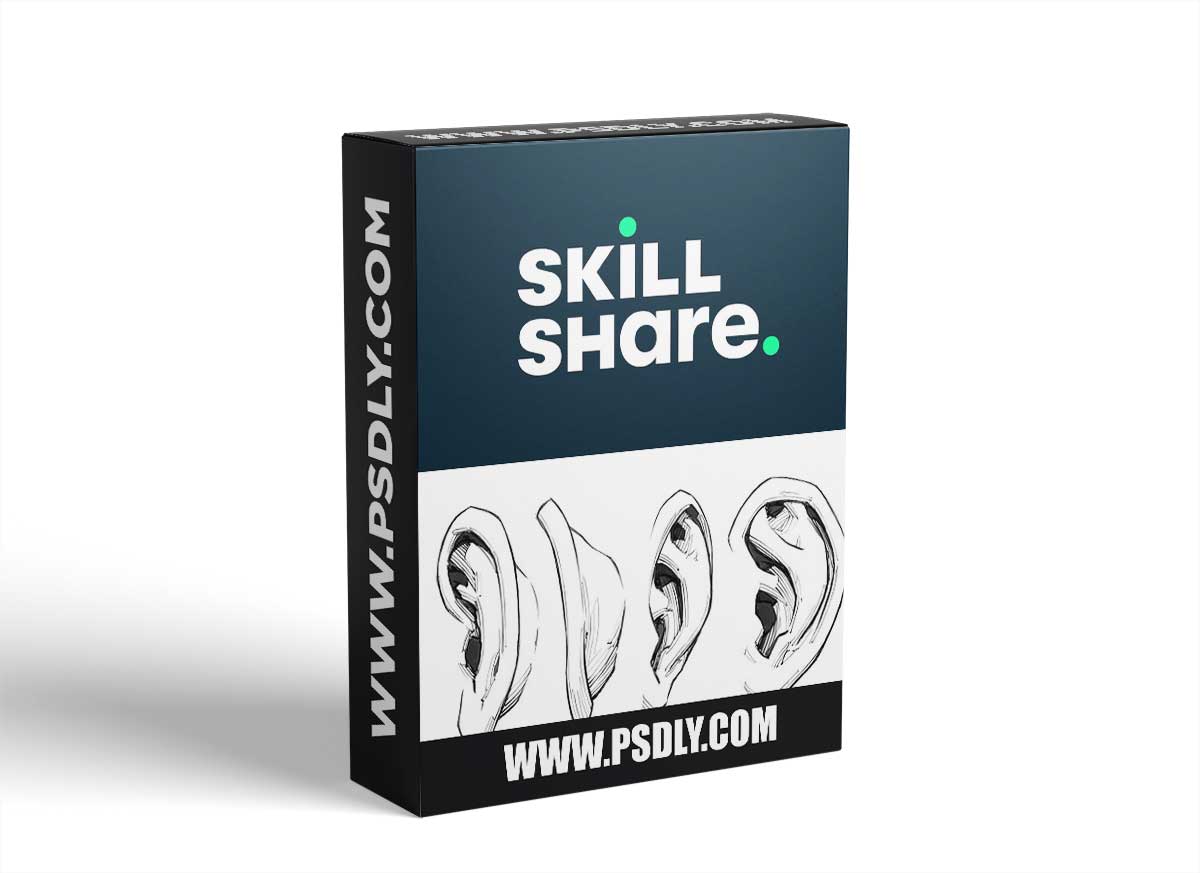 How To Draw Ears Step By Step: Drawing The Ear Dynamically - From Any Point of View & Perspective