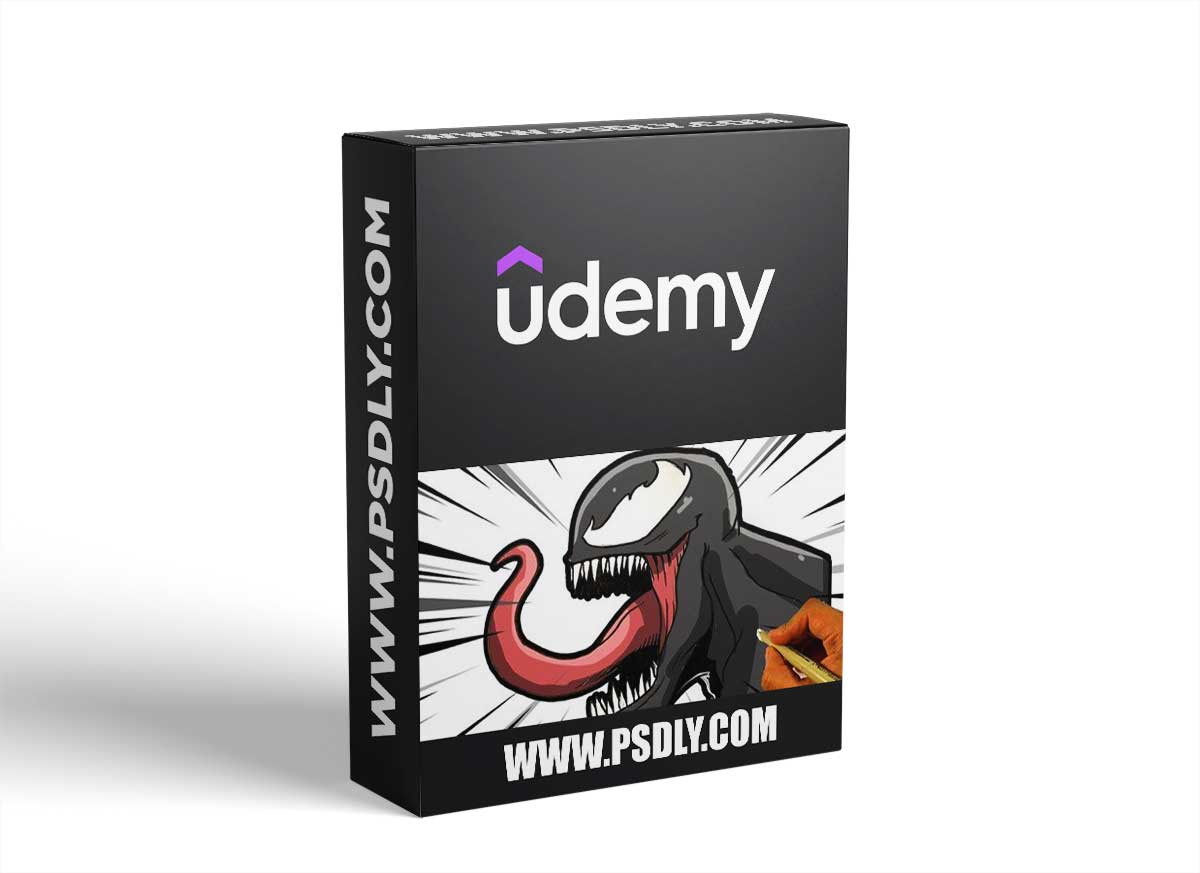 How To Draw Venom Face I Cartoon Drawing Animation