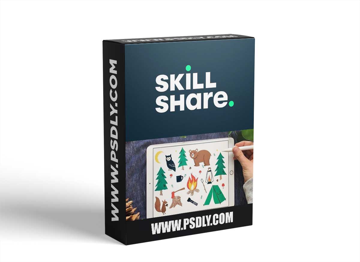 Illustrating in Procreate: How to Draw Animals and Objects - Camping Edition