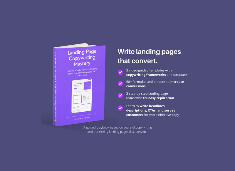 Jeremy Moser Landing Page Copywriting Mastery Download