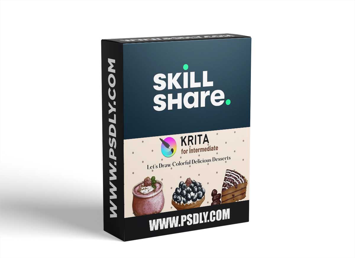 Krita for Intermediates: Let's Draw Colorful Delicious Desserts