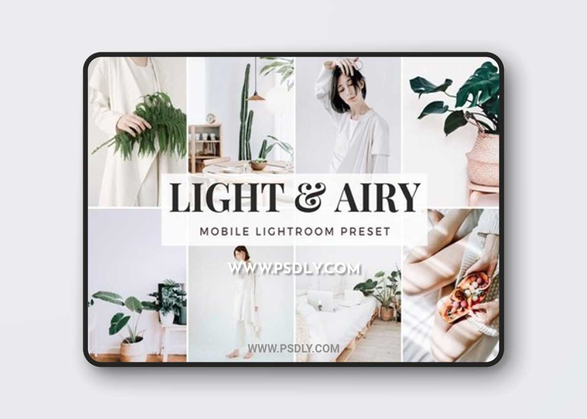 Light & Airy Mobile Lightroom Presets 5KD4DF9