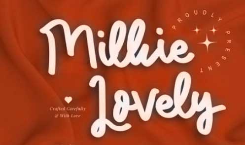 Milkie Lovely Font