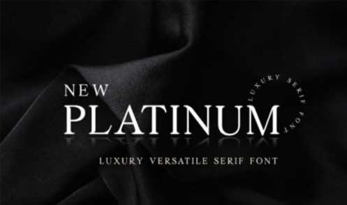 New Platinum Font
