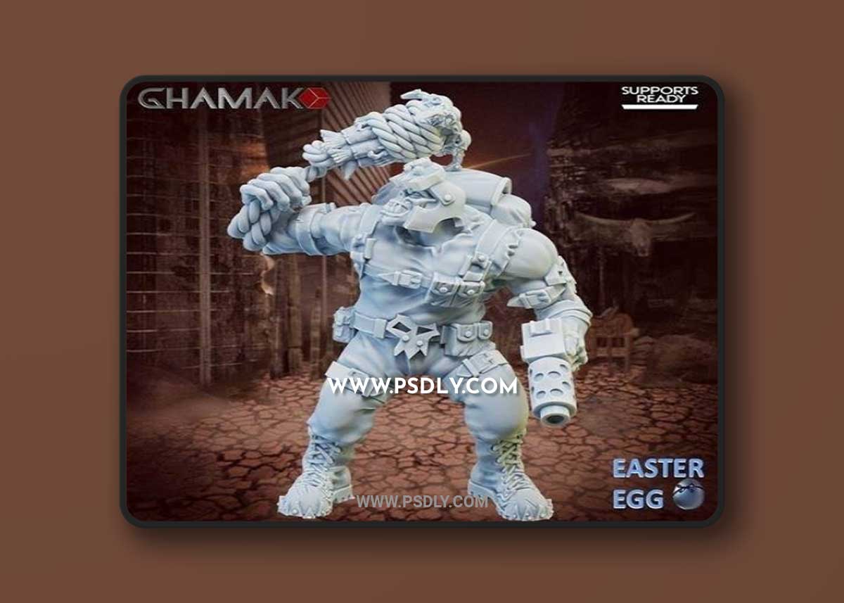 Orkz Kommando 1-4 3D 3D Model