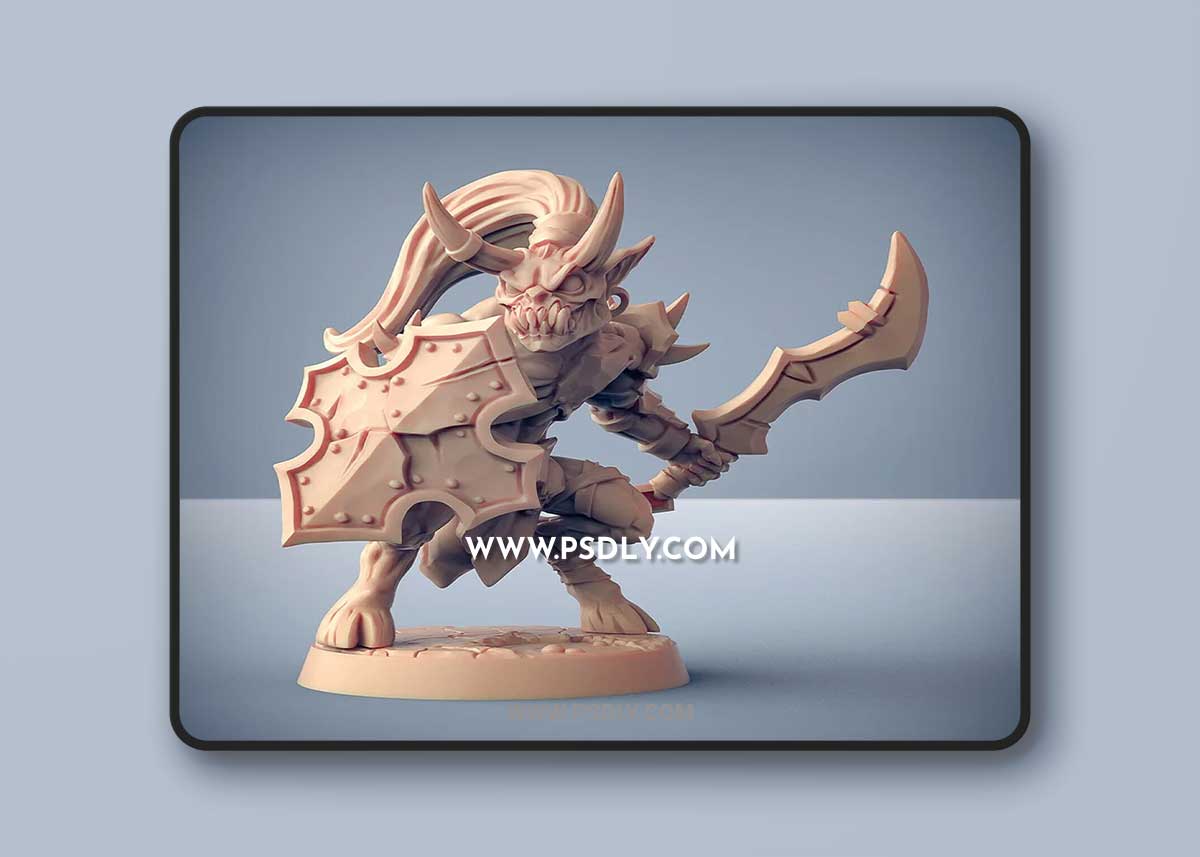 Abyss Demon Gruntiling - B 3D Print