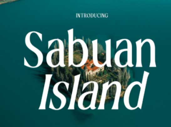 Sabuan Island Font