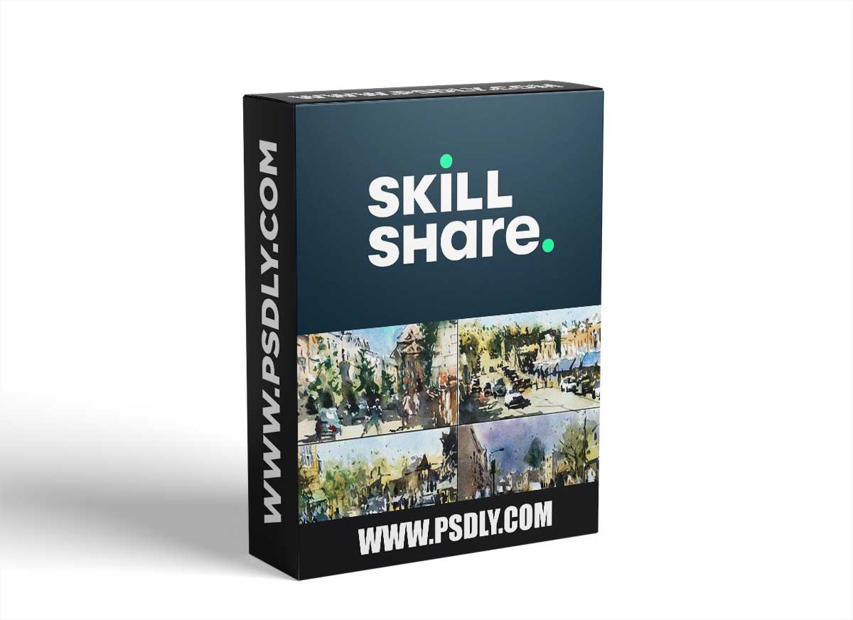 Simple Street Scenes in Watercolor