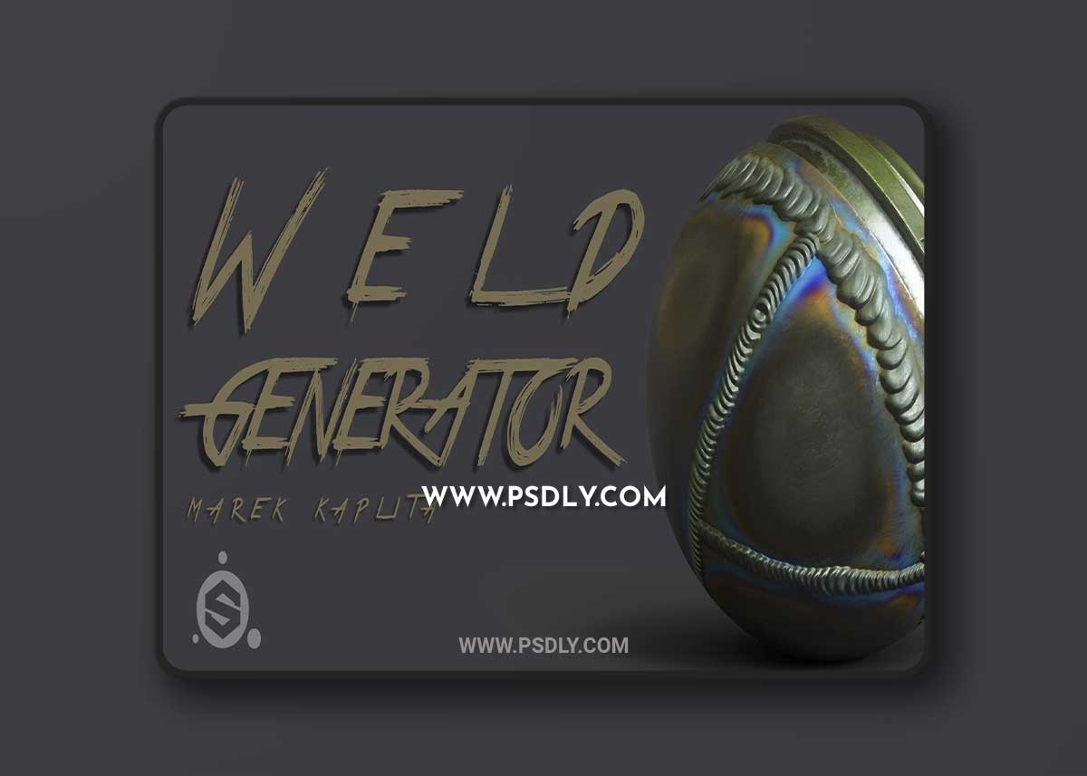 [Substance Painter] Weld Generator + Brush 3D Model
