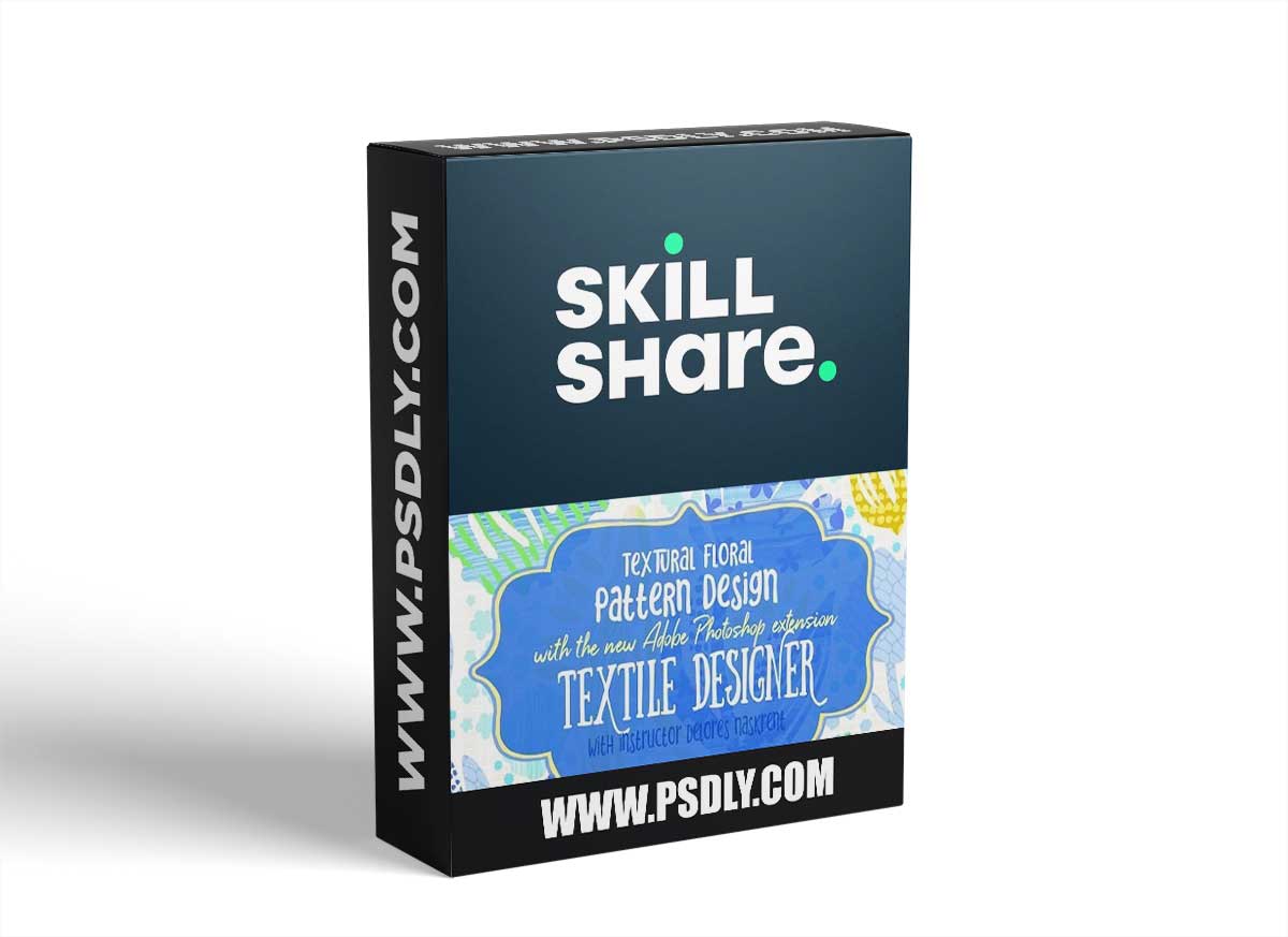 Textural Floral Pattern Design with Photoshop