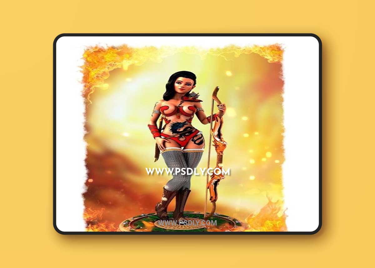 The Elven Arrow of Love 3D STL