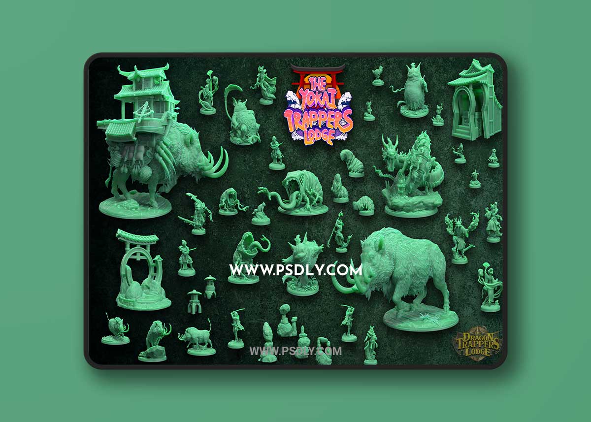 The Yokai Trappers Lodge July 2022 3D Model