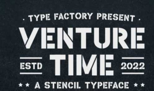 Venture Time Font