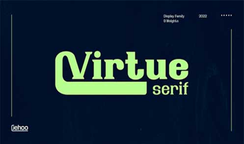 Virtue Serif Font Family