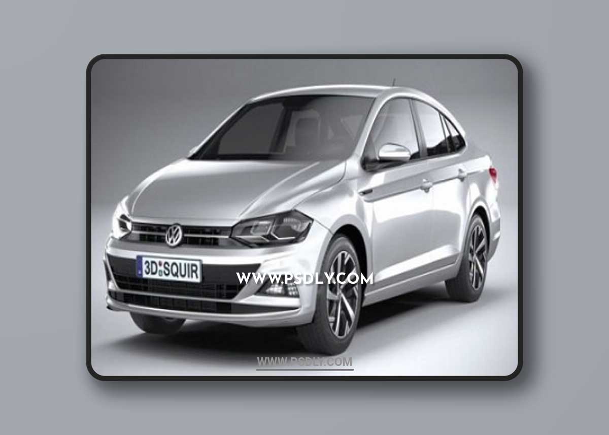 Volkswagen Polo Virtus 2018-2020 3D Model