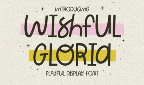 Wishful Gloria Font