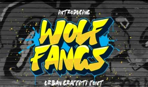 Wolf Fangs Font