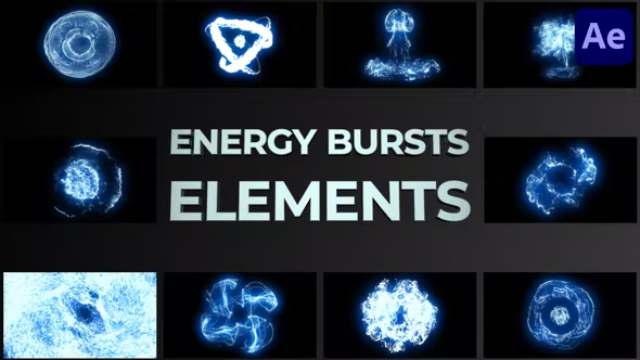Videohive Energy Bursts Effects for After Effects 38539779
