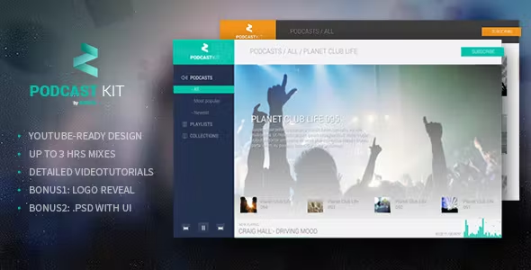 Videohive - Z Music - Podcast Kit - 8997032