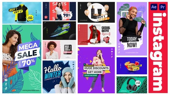 Videohive Sales | Instagram Stories & Posters 38474257