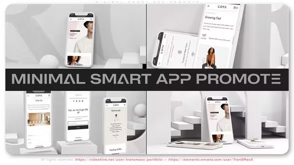 Videohive Minimal Smart App Promote 38528535