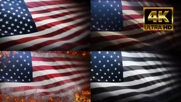 Videohive Flag Maker with Additional Effects 4K 38527676