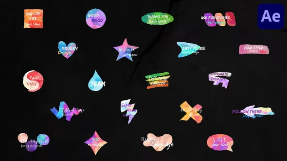 Videohive Brush Paint Titles | After Effects 38553476