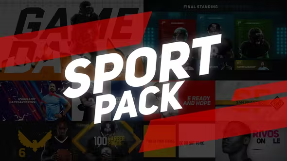 Videohive - Sport Elements Pack - 38376556