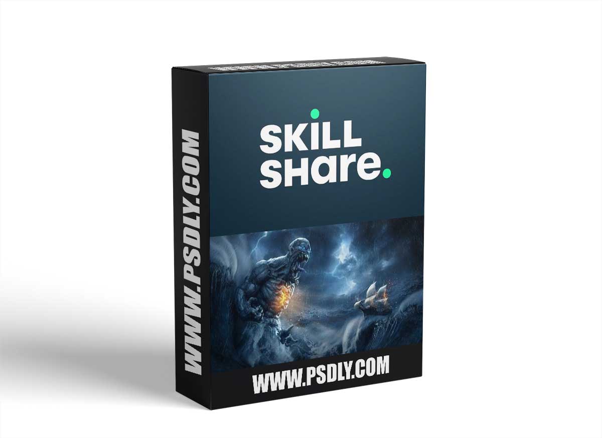 Advanced photo manipulation Ocean Monster Adobe photoshop 2022