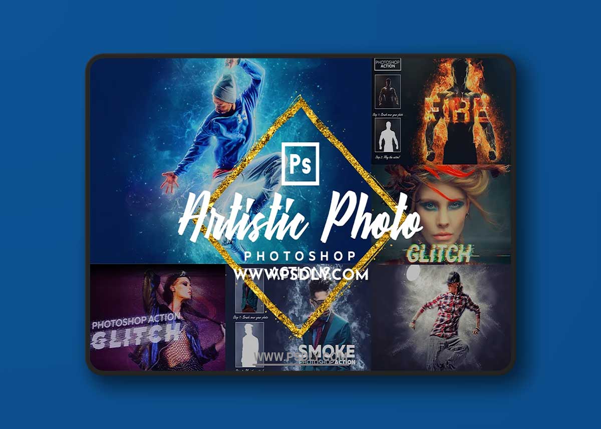 Artistic Photoshop - Actions Bundle 1595427