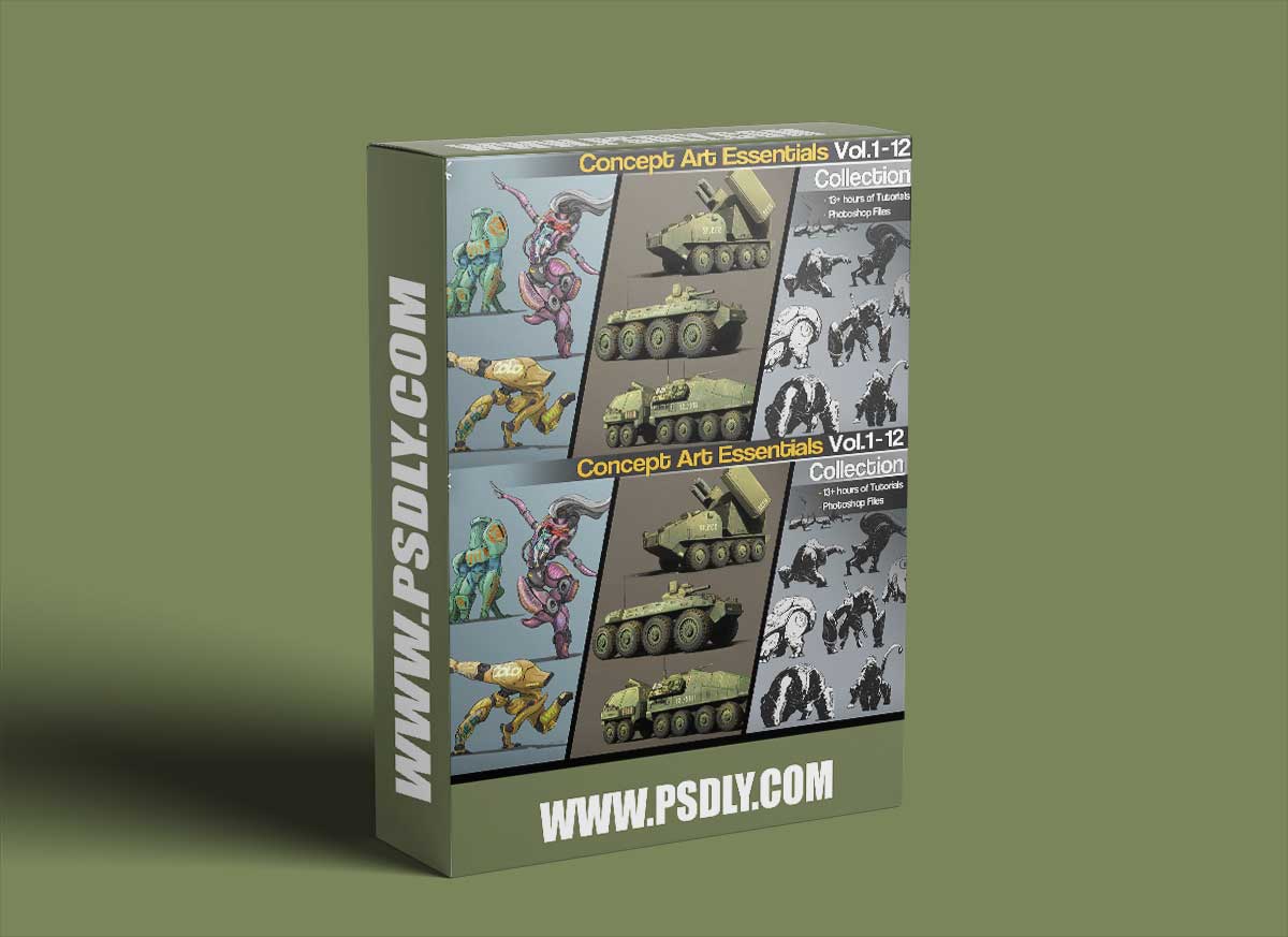 Concept Art Essentials Collection Vol.1-12